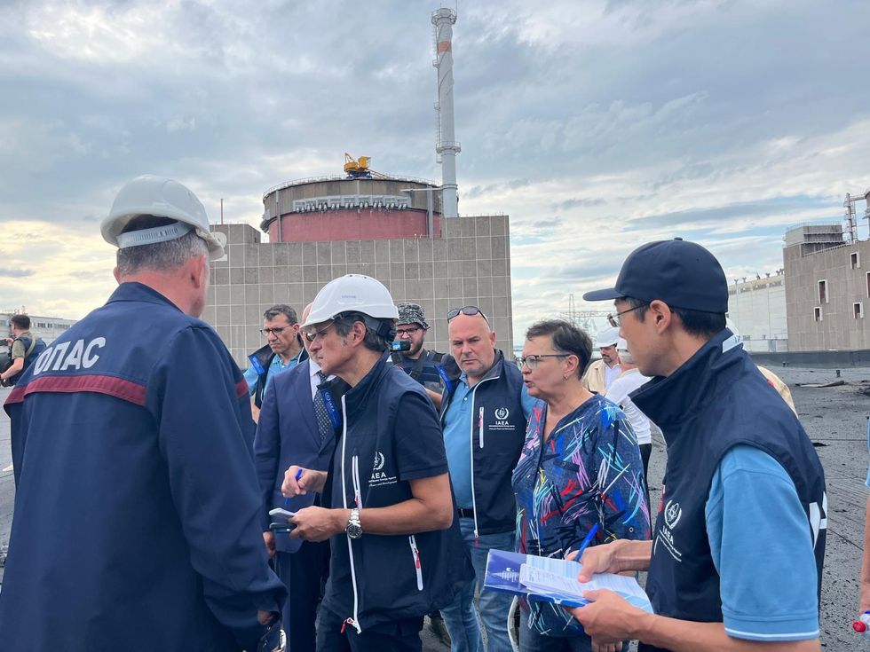 IAEA at the nuclear power plant