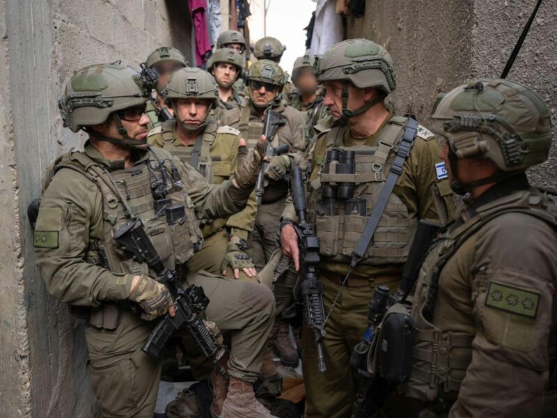 IDF Chief of the General Staff LTG Herzi Halevi met with the commanders in Jabaliya who participated in the operation to rescue the bodies of the four hostages and return them for burial in Israel today.