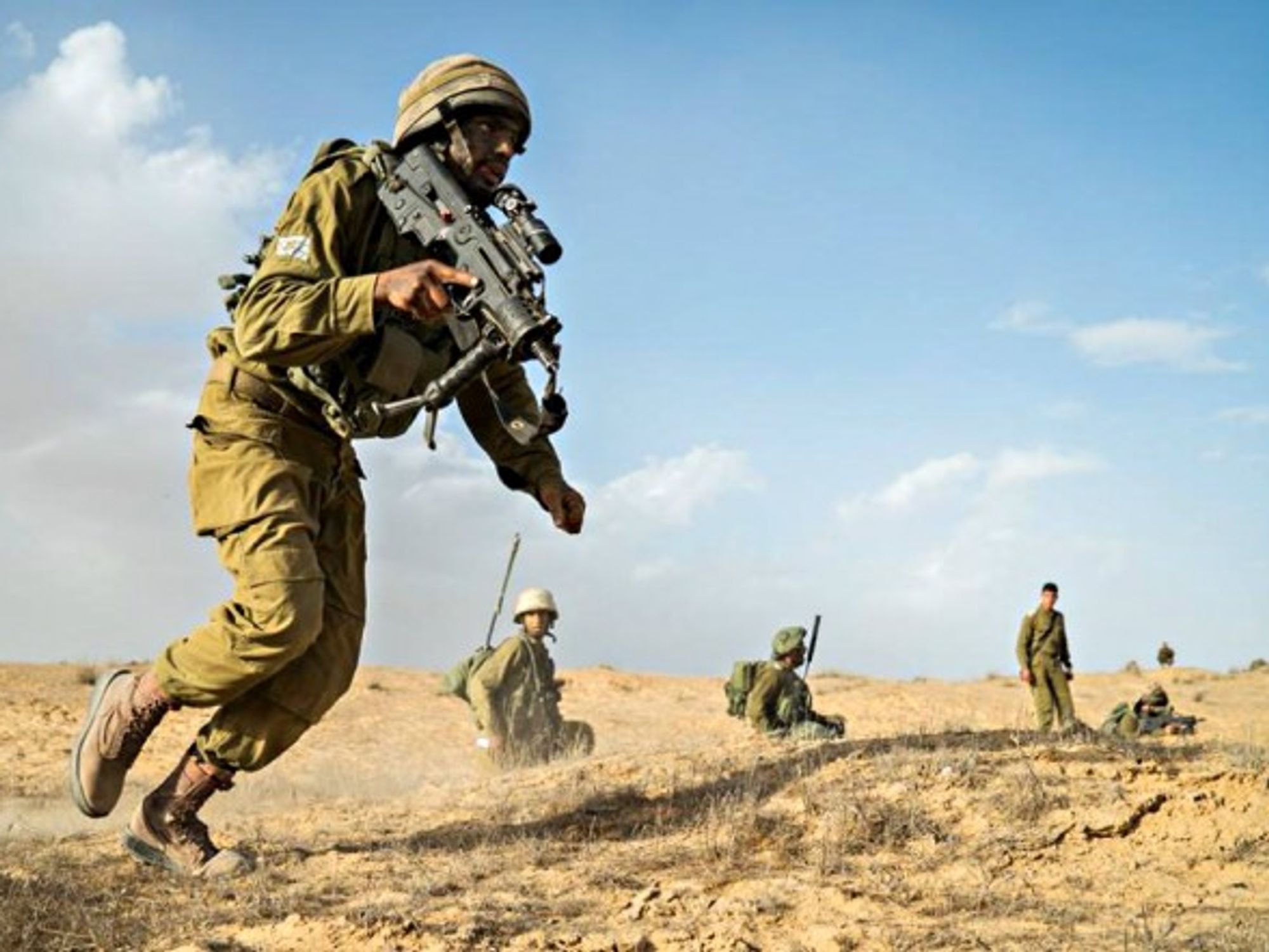 IDF soldiers training