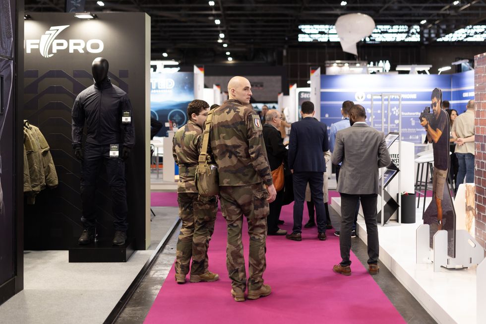 Illustration of Milipol Paris 2023, a trade show dedicated to homeland security.