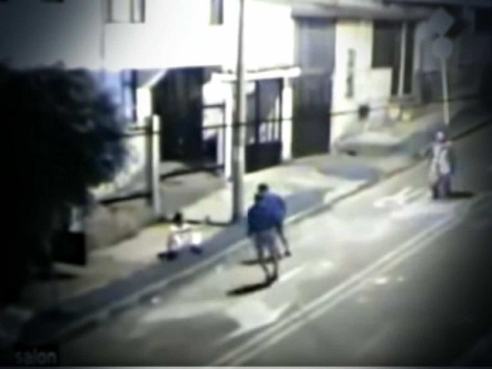 Image from a video of a 16-year-old suspected thief beaten to death in Bogota