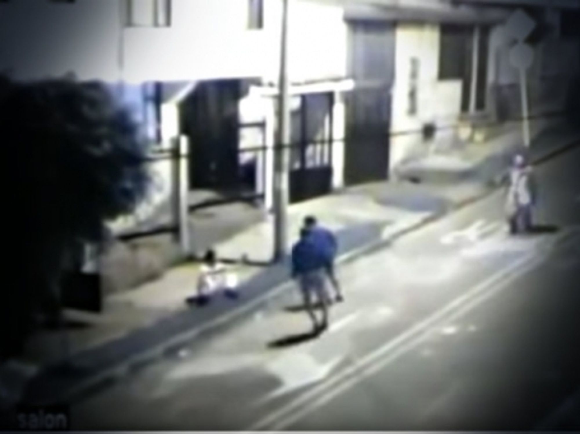Image from a video of a 16-year-old suspected thief beaten to death in Bogota