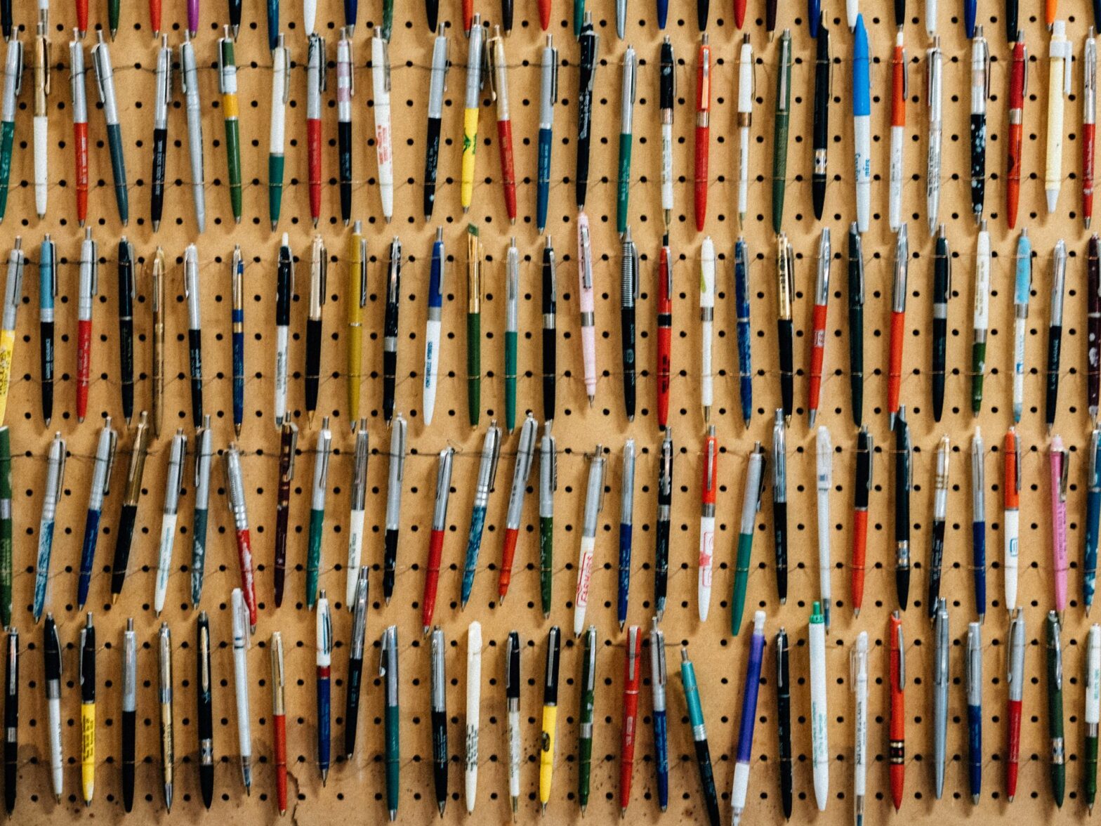 Image of a collection of pens.