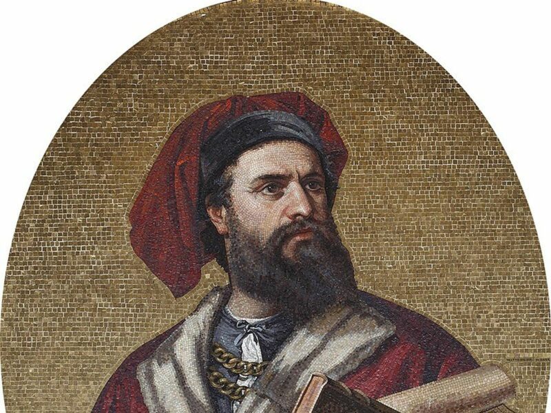 image of a mosaic of marco polo