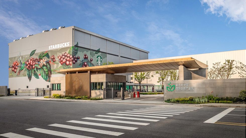 image of a Starbucks building