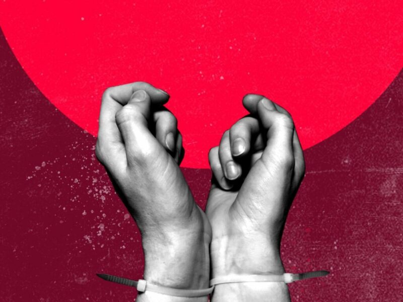 Image of handcuffed women's hands
