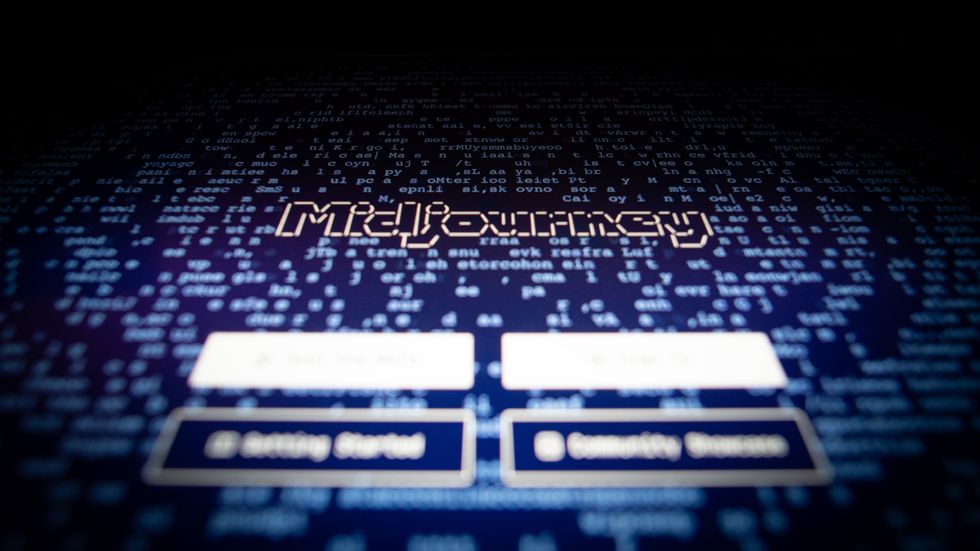 Image of Midjourney homepage.