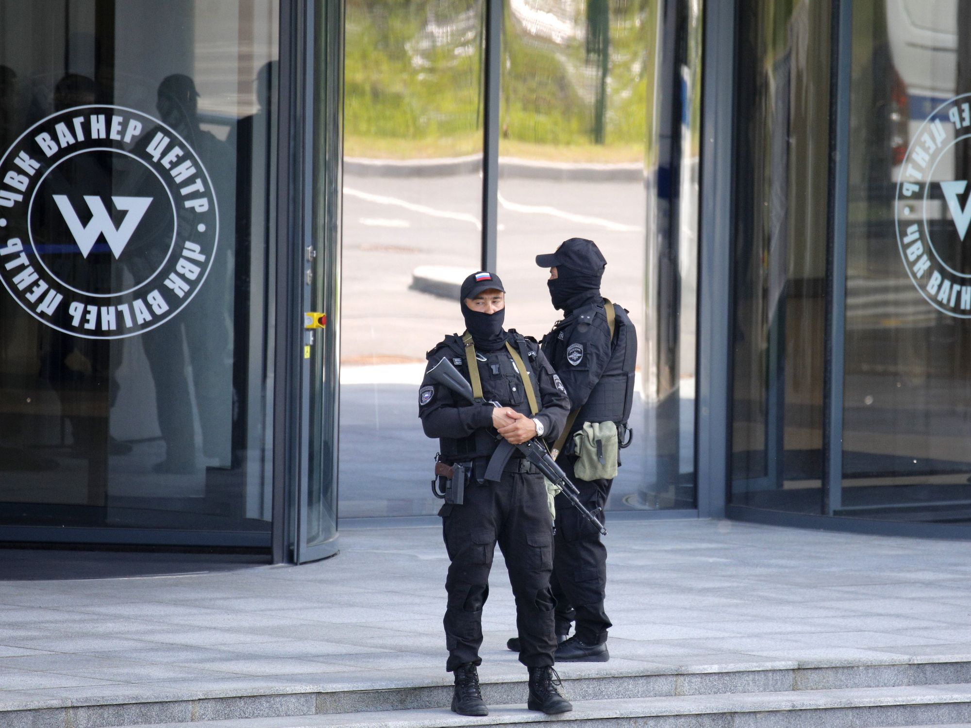 Image of Police officers outside the PMC Wagner Center.
