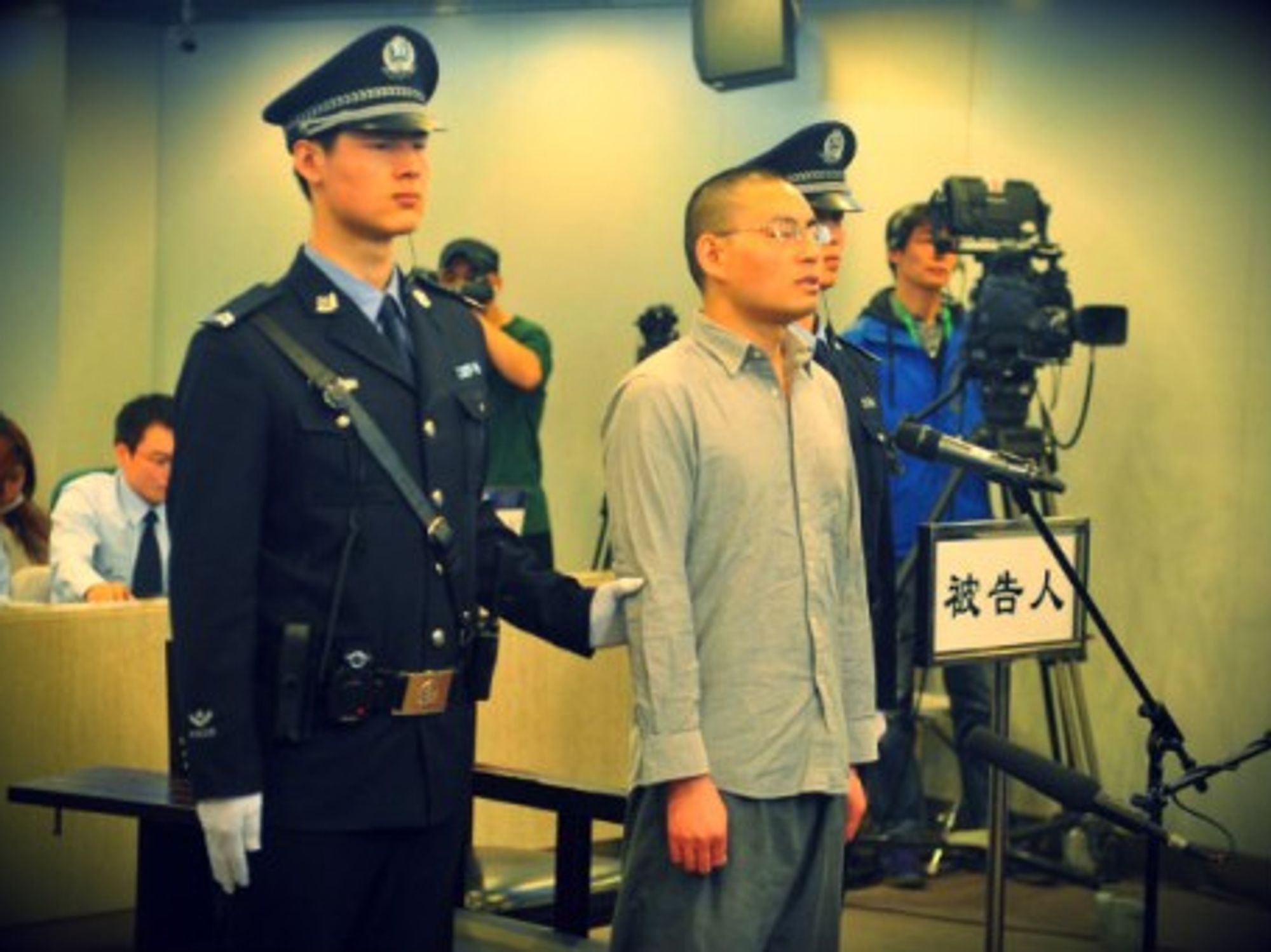 In a Beijing court in April.