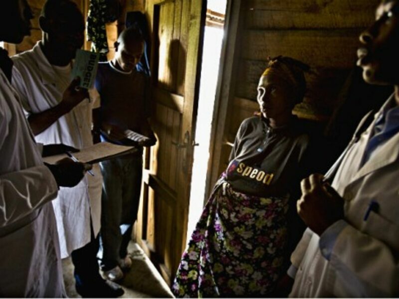 In a clinic in Goma, DRC