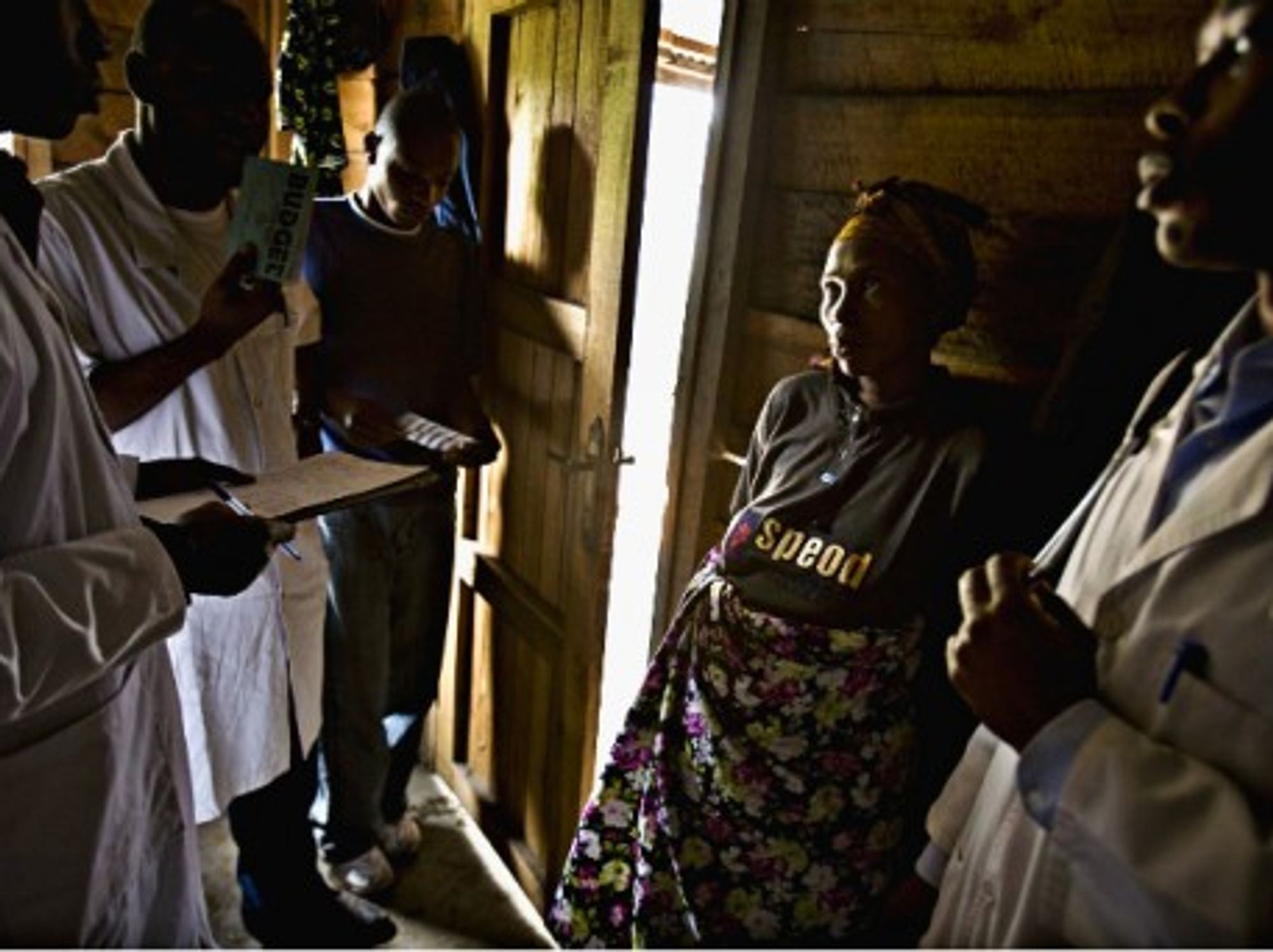 In a clinic in Goma, DRC