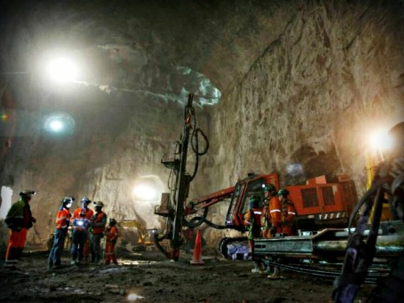 In a mine in Chubut, Argentina