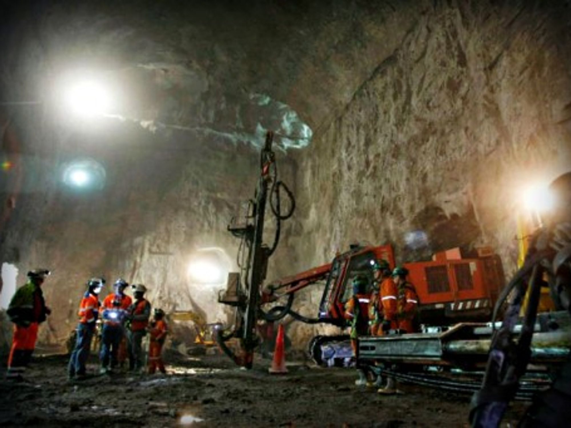 In a mine in Chubut, Argentina