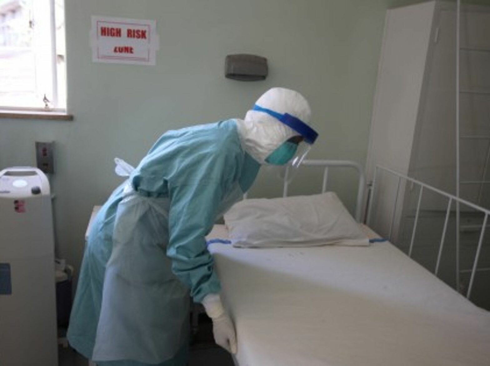 In a quarantine center