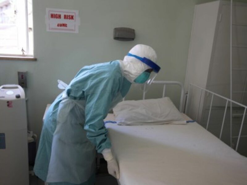 In a quarantine center