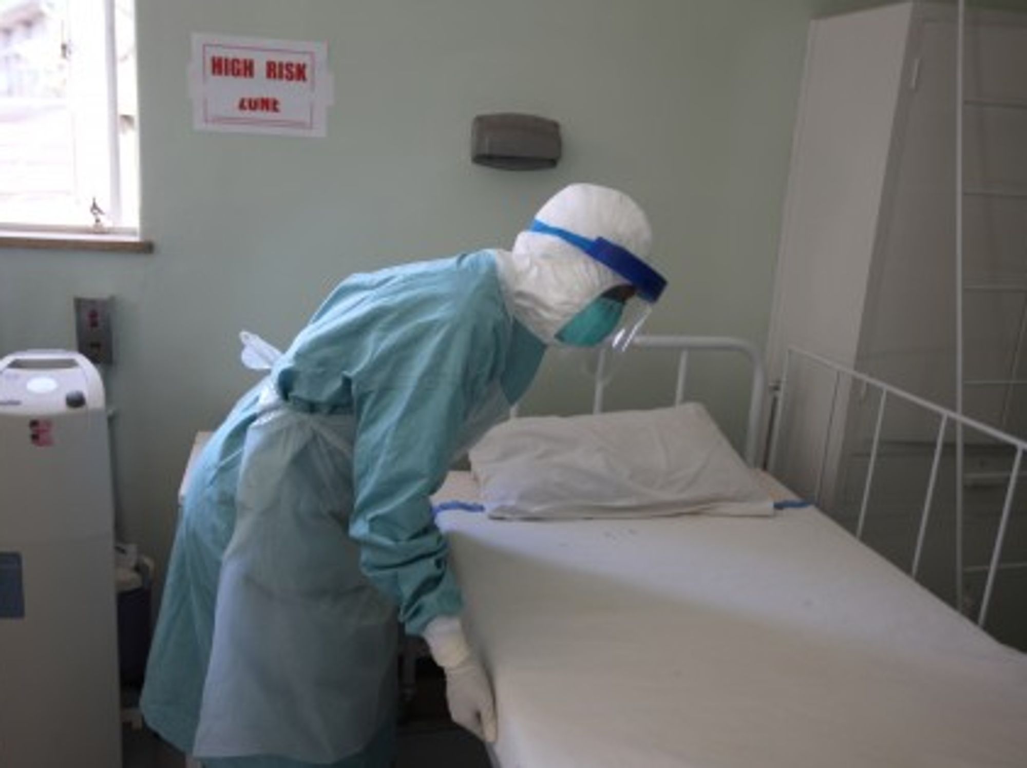 In a quarantine center