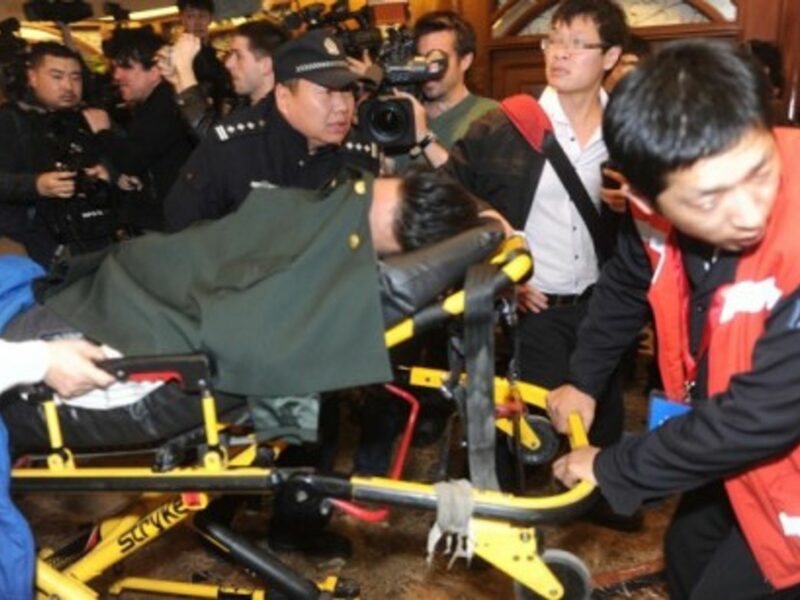 In Beijing, a mourner faints at news of Malaysian Airlines plane's demise
