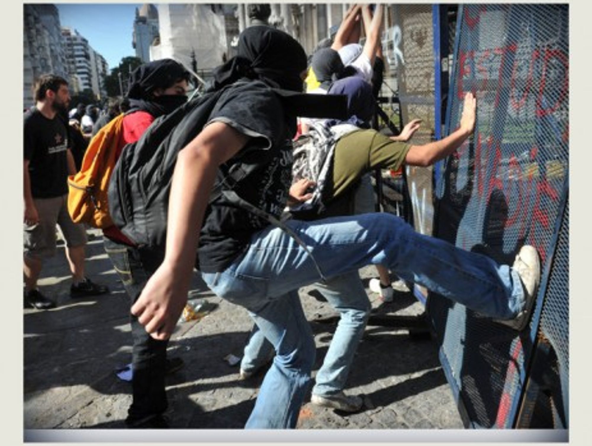 In Buenos Aires, university students are part of the groundswell of unrest