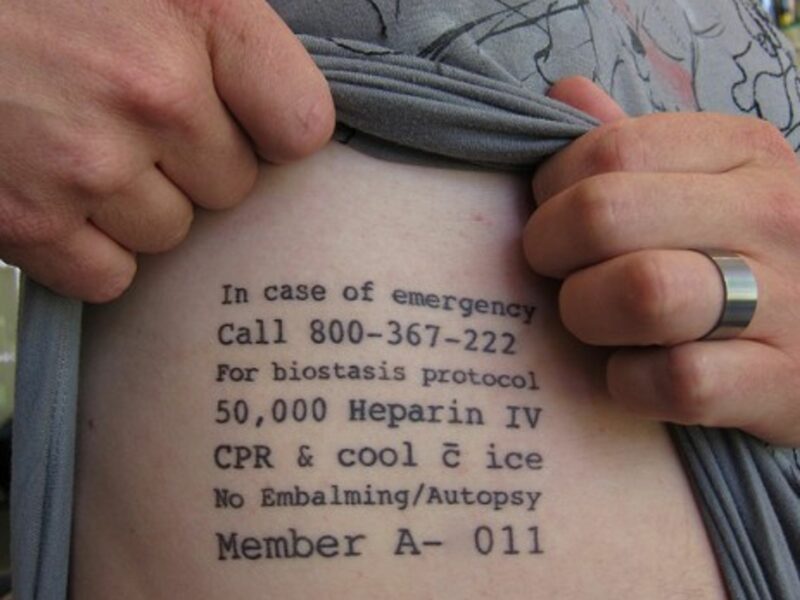 In case of emergency, freeze...