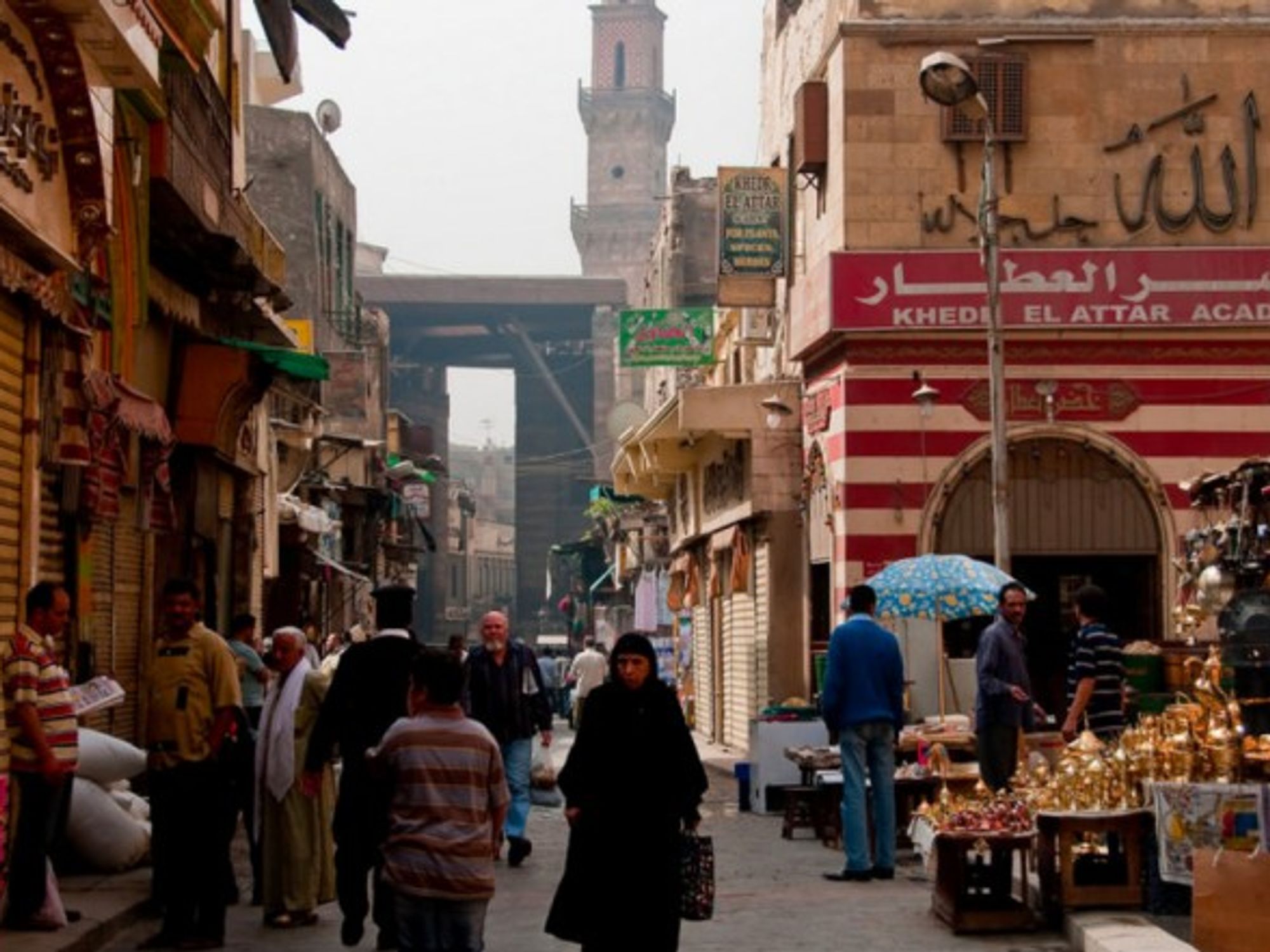 In downtown Cairo