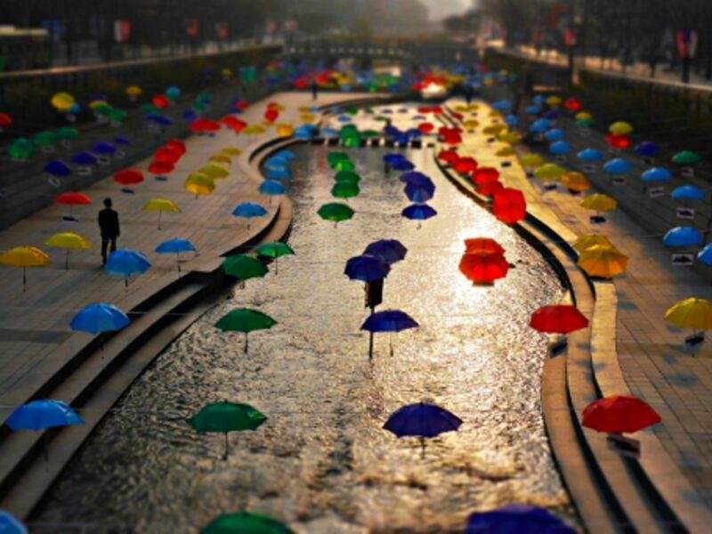 In downtown Seoul