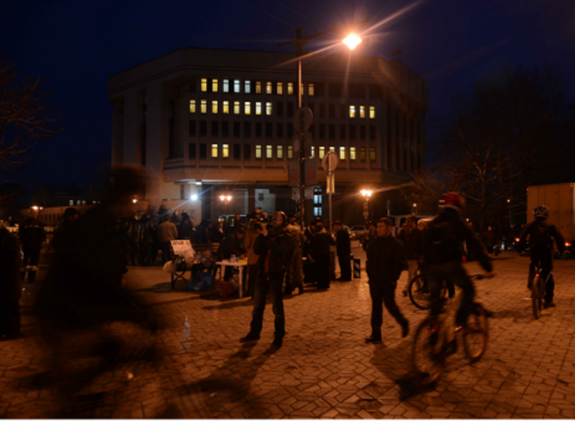 In downtown Simferopol