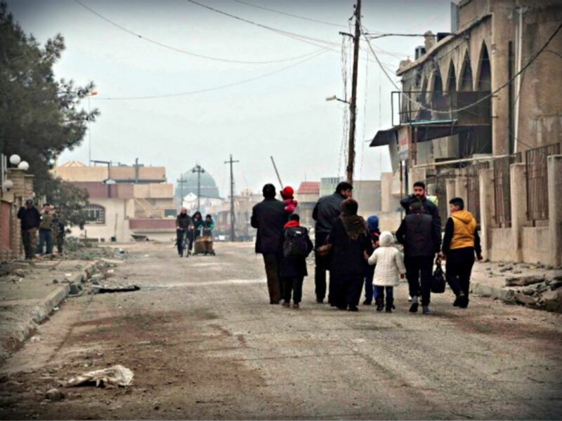 In eastern Mosul last month