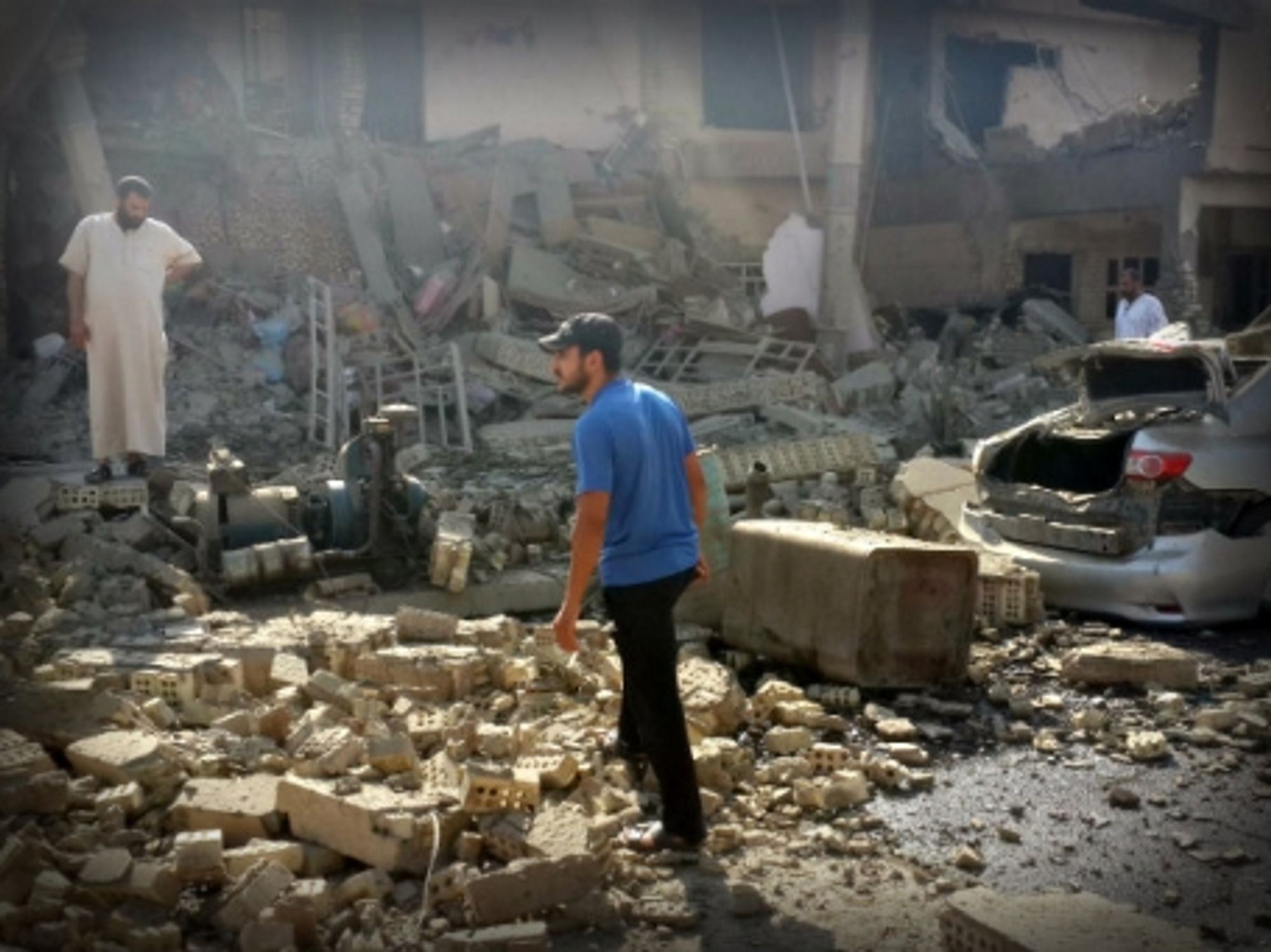 In Fallujah, Iraq in July