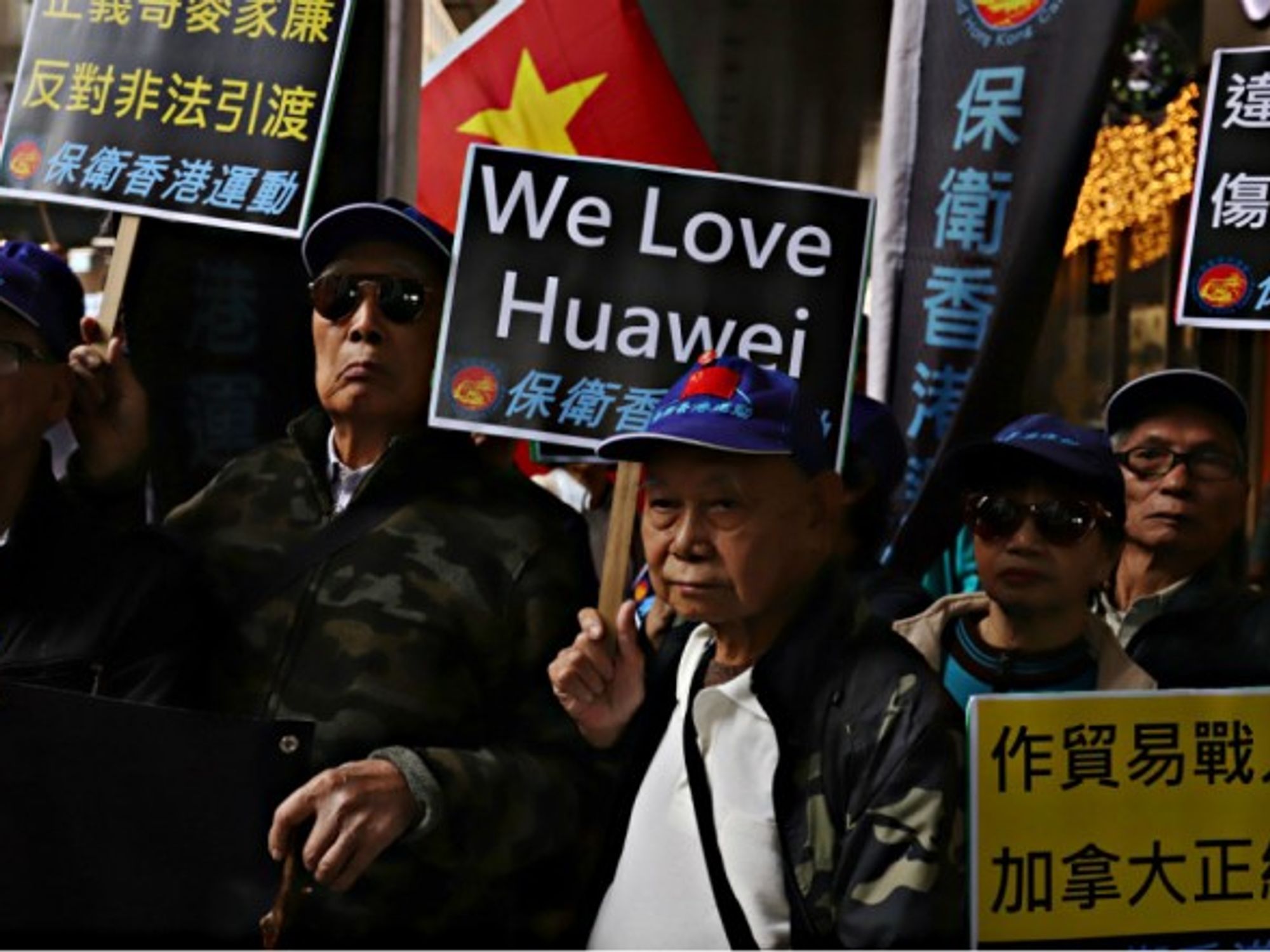 In Hong Kong, support for Huawei's arrested CFO Meng Wanzhou