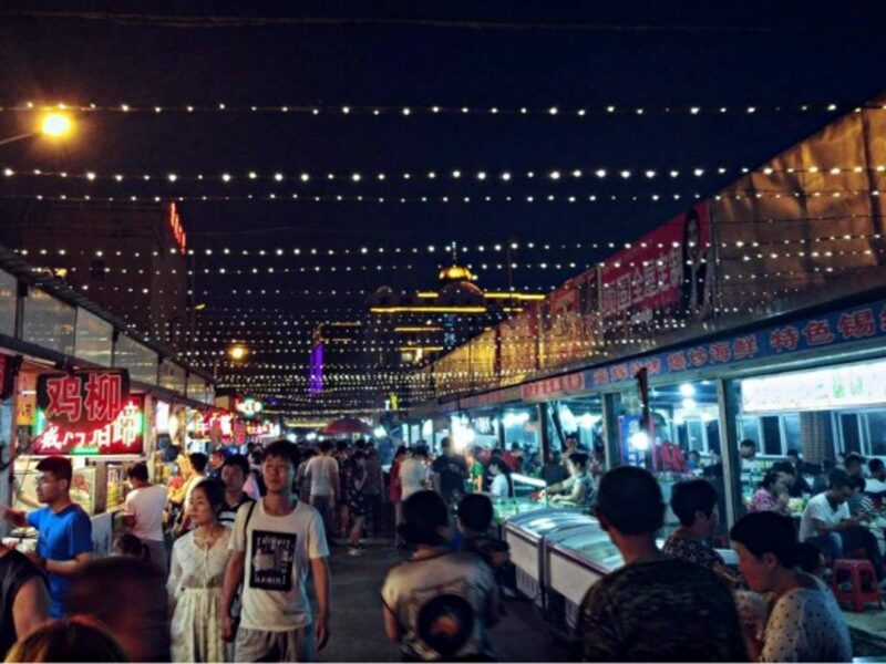 In Hunchun's fish market