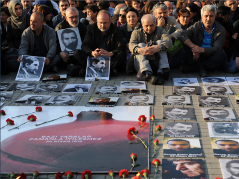 In Istanbul for the 98th anniversary of the 1915 mass killing of Armenians