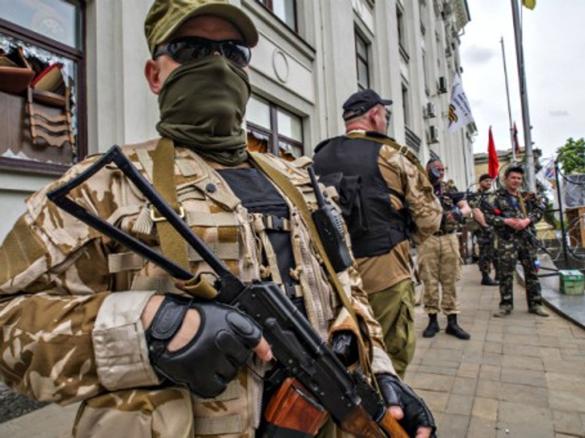 In Luhansk â€” Photo: Igor Golovniov/ZUMA