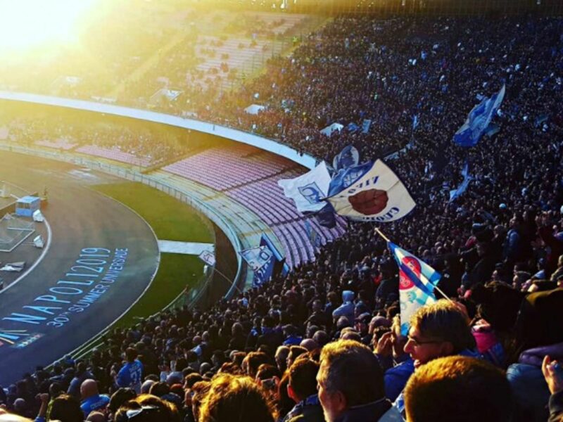 In Naples' San Paolo stadium