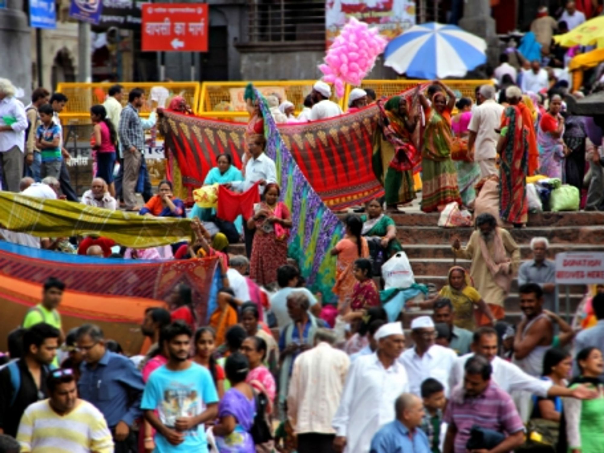 In Nashik during the Hindu Kumbh Mela pilgrimage