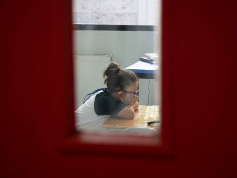 In-person classes have resumed in Chile after more than a year of virtual lessons.
