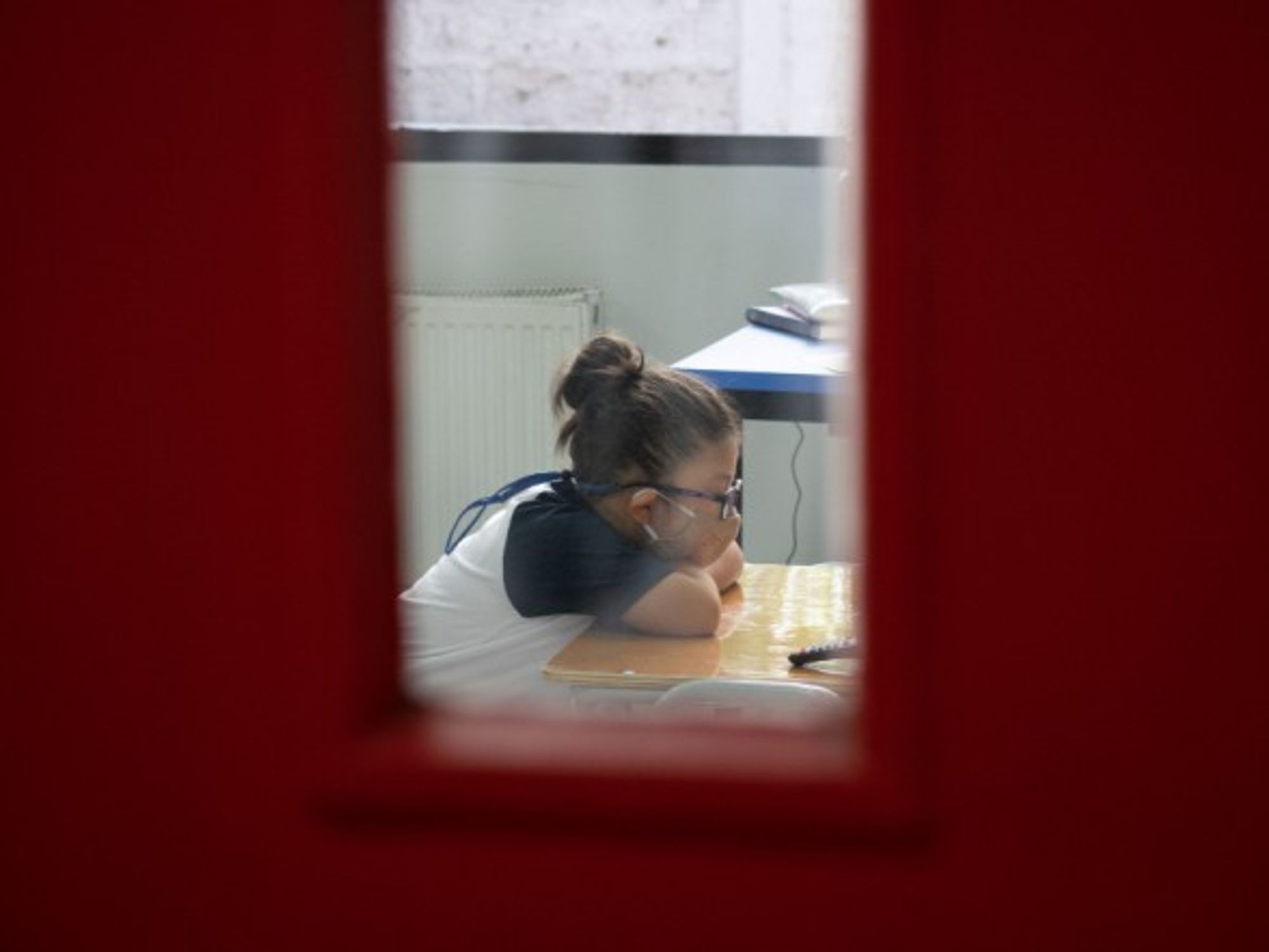 In-person classes have resumed in Chile after more than a year of virtual lessons.