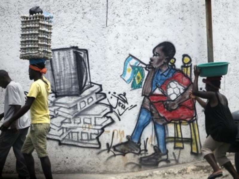 In Port-Au-Prince, Haiti