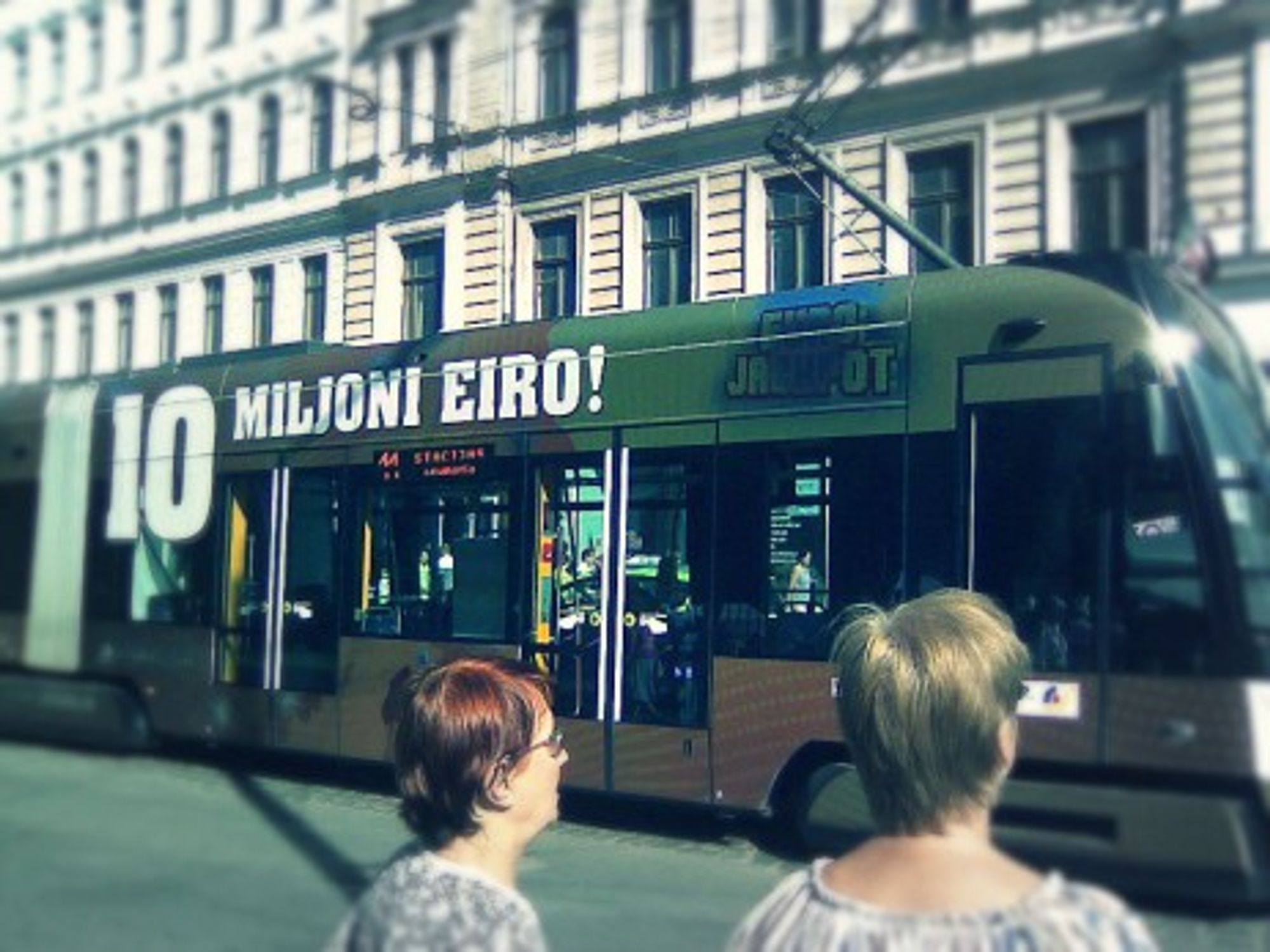 In Riga, catching the euri tram