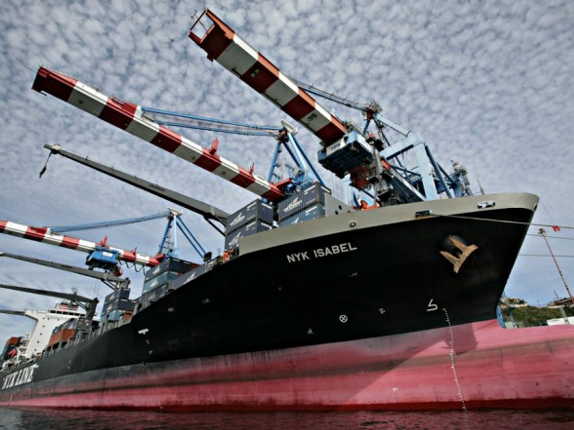 In the port of Valparaiso, Chile