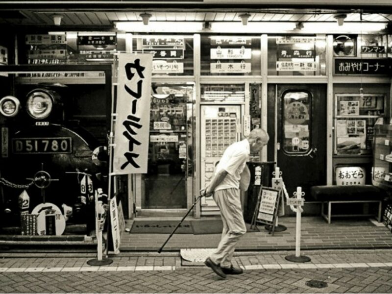 In the streets of Tokyo