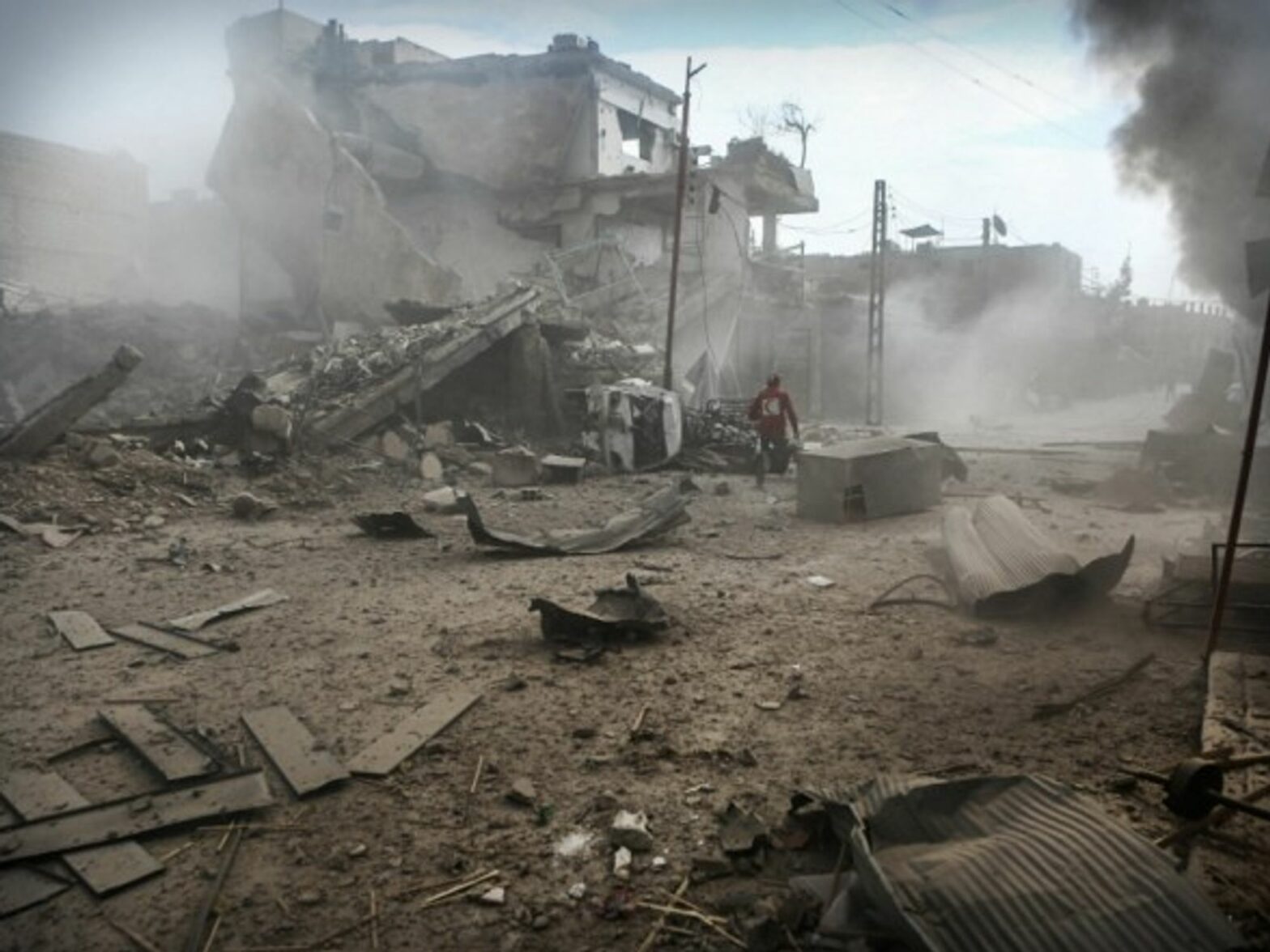 In the town of Douma, Eastern Ghouta