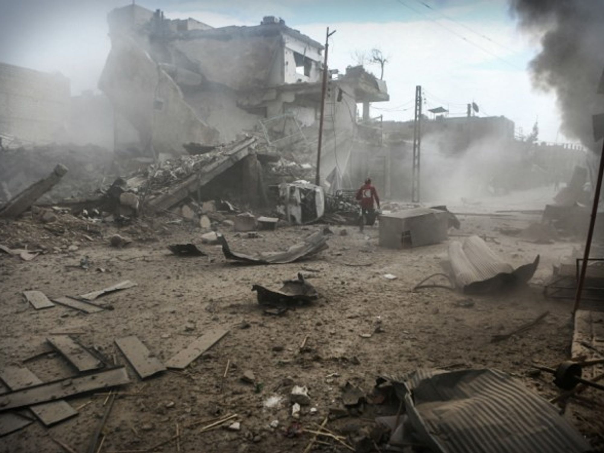 In the town of Douma, Eastern Ghouta