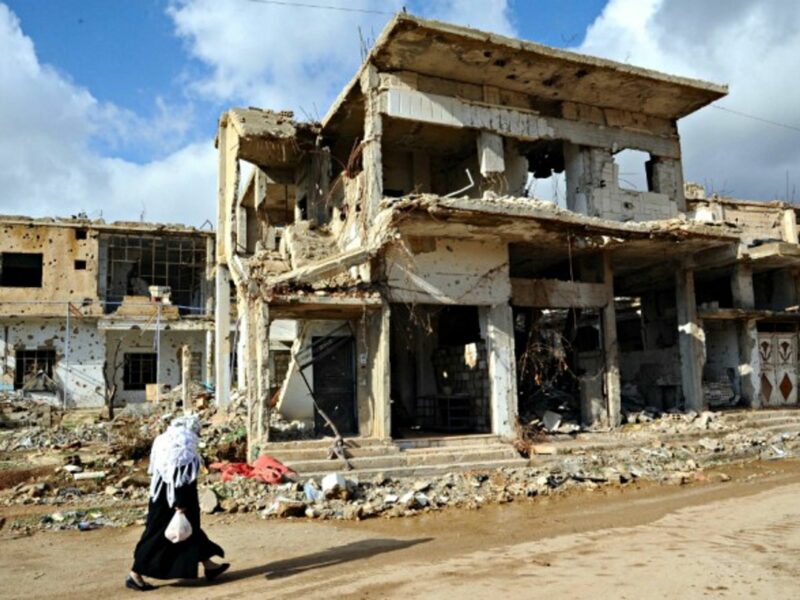In war-torn Zabadani, near Damascus, on Jan. 6