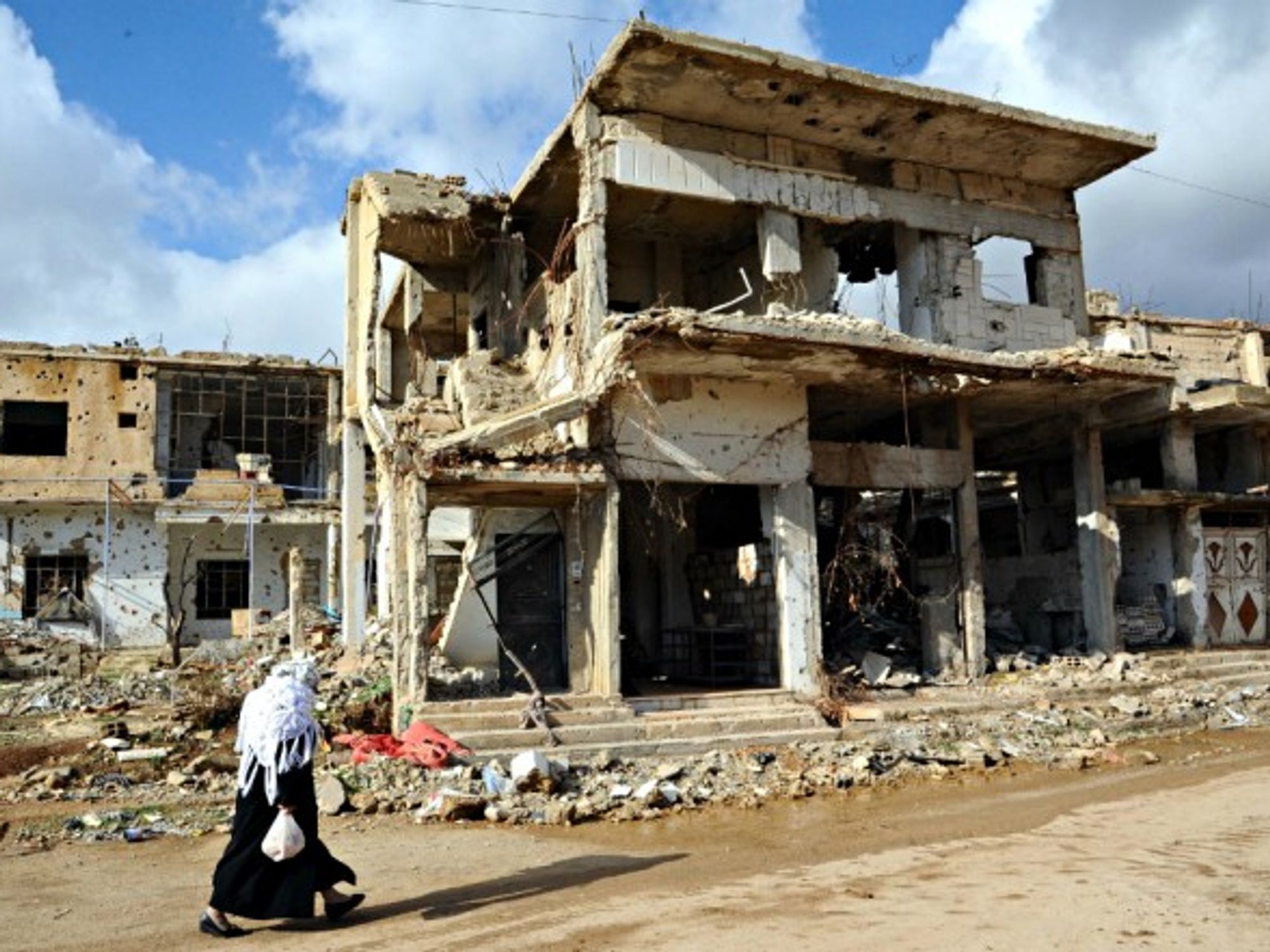 In war-torn Zabadani, near Damascus, on Jan. 6