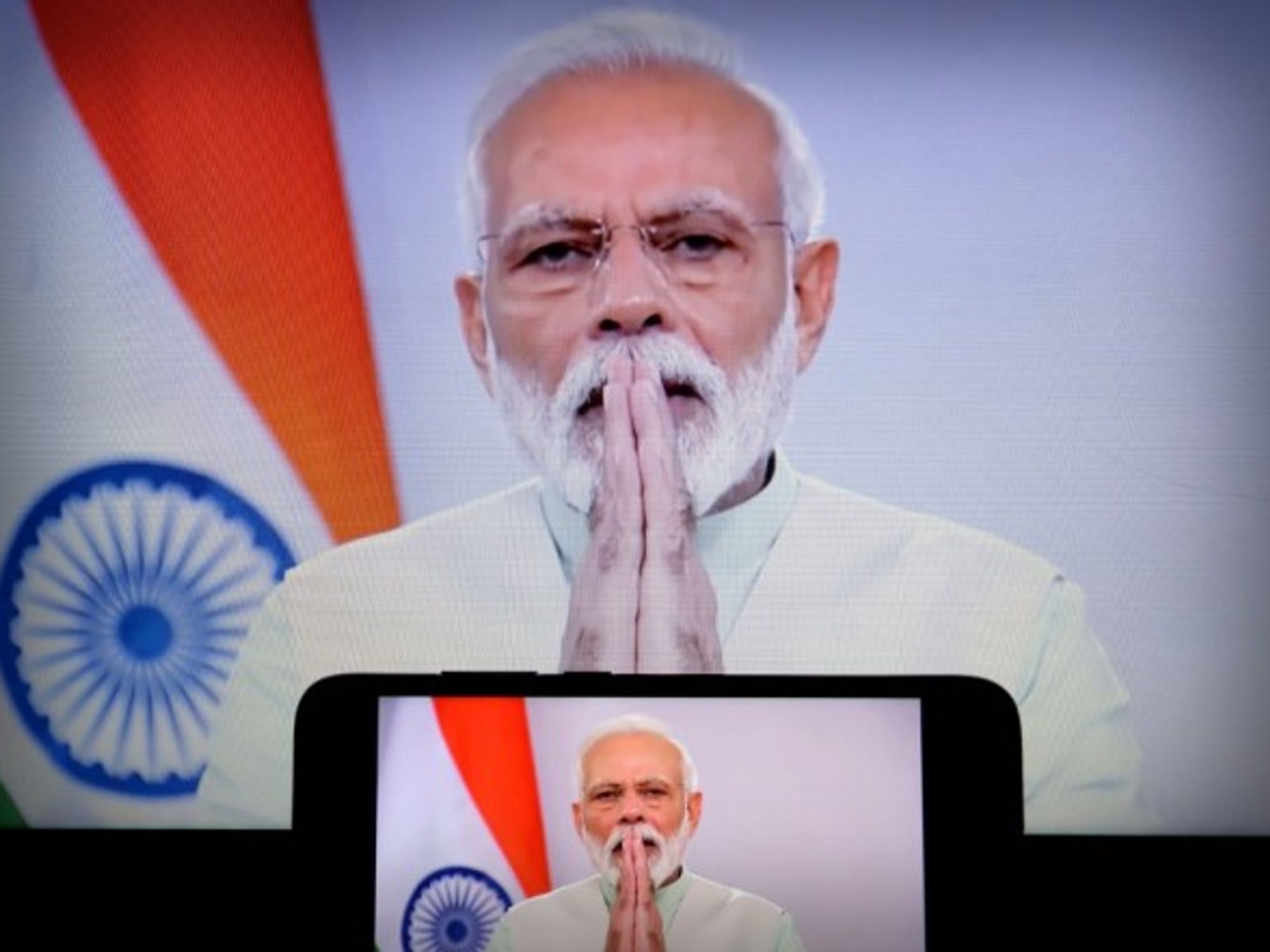Indian Prime Minister Modi addresses the nation