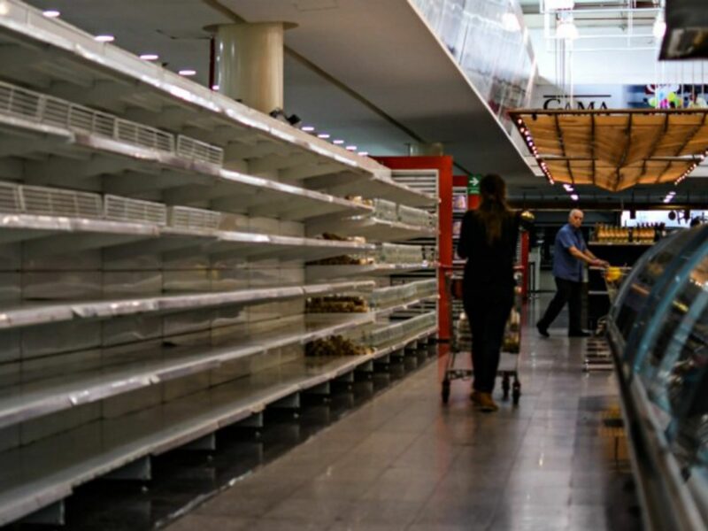 Inflation has resulted in food shortages in Venezuela.