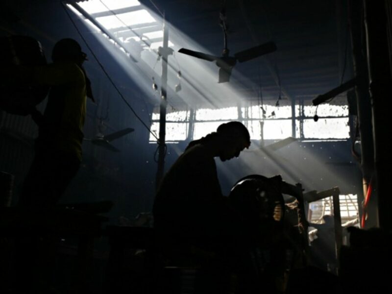 Inside a silver factory in Dhaka, Bangladesh