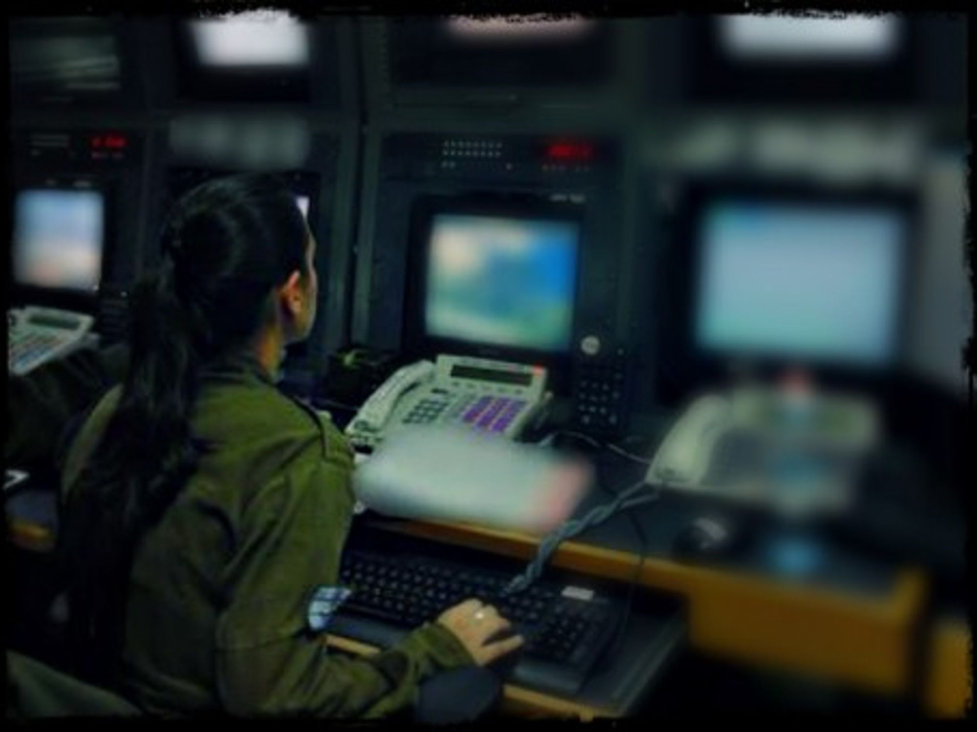 Inside an IDF control room