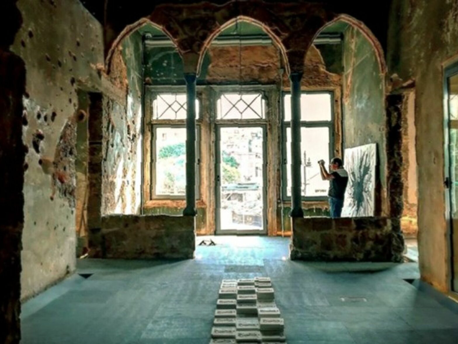 Inside Beit Beirut