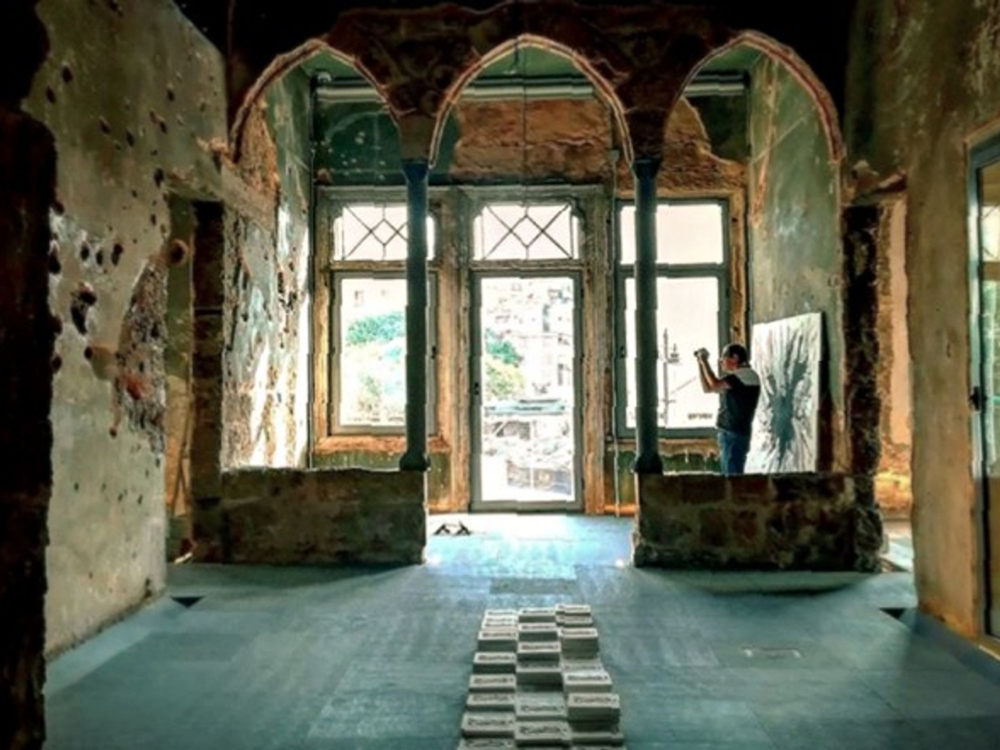 Inside Beit Beirut